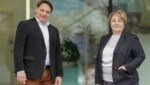 Die neuen Geschäftsführer Anton Eckschlager und Silke Sickinger deckten den Betrug bei der Energie Ried auf. (Bild: Wenzel Markus)