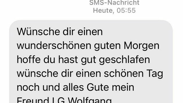 Die sehr „persönlich“ formulierten Nachrichten kommen via SMS von einer unbekannten Nummer. (Bild: zVg)