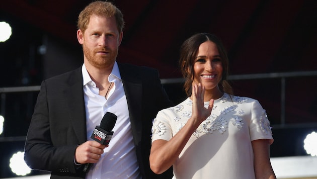 Prinz Harry und Herzogin Meghan in New York (Bild: AFP)