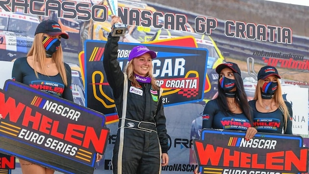 Alina Loibnegger fährt heuer zum ersten Mal in der europäischen NASCAR-Serie. Ihr Ziel ist die amerikanische Serie. (Bild: Loibnegger)