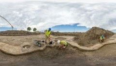 Archäologen arbeiten eng mit der ÖBB zusammen, die künftige Bahntrasse wurde untersucht. (Bild: ÖBB/Florian Frey)