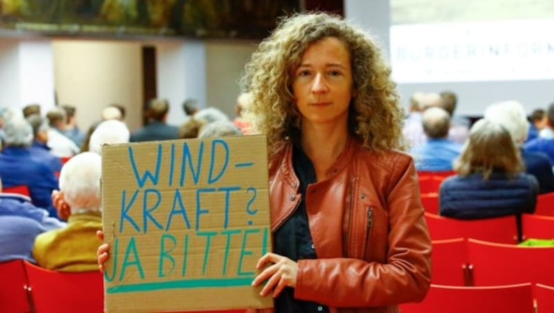 Nina Köberl von „Fridays For Future“ ist erklärte Windkraftbefürworterin und ärgert sich über die Haltung des Alpenvereins. (Bild: Gerhard Schiel)