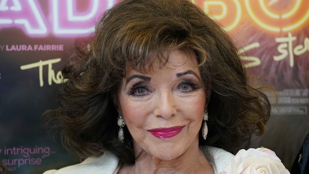 Joan Collins (Bild: Jonathan Brady / PA / picturedesk.com)