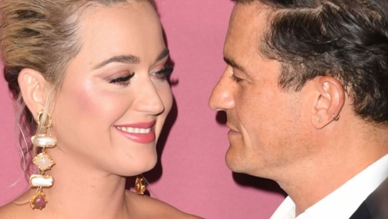 Katy Perry und Orlando Bloom (Bild: APA/Photo by Robyn Beck/AFP)