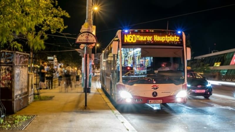 Die „Nachtbuslinien“ werden auch untertags eingesetzt. (Bild: Manfred Helmer)