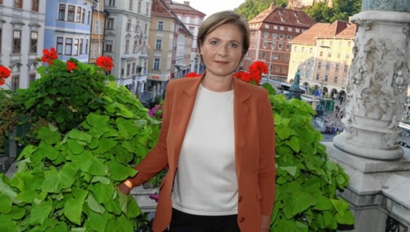 Judith Schwentner von den Grünen (Bild: Christian Jauschowetz)