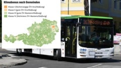 Die Höhe des Klimabonus hängt von dem öffentlichen Verkehrssystem in der Gemeinde ab. (Bild: P. Huber, Krone KREATIV)