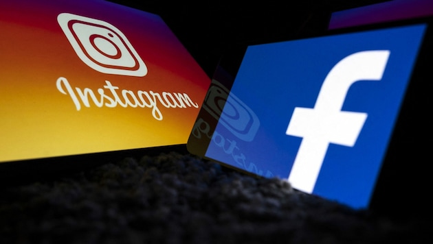 Facebook- und Instagram-Nutzer sollen die Plattformen gegen Gebühr künftig werbefrei nutzen können. (Bild: AFP)