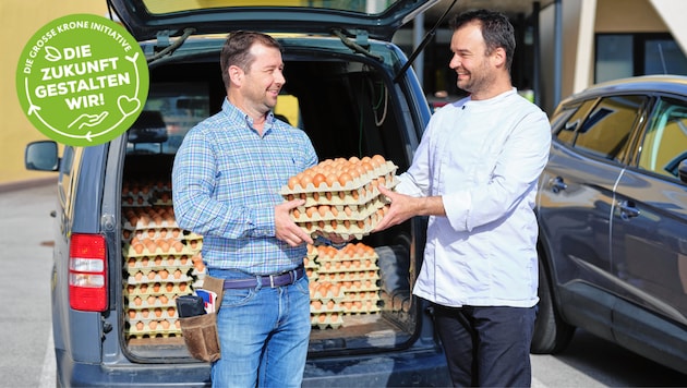 Der Großteil der Produkte wird direkt zum Lokal geliefert. (Bild: Der Hambrusch)