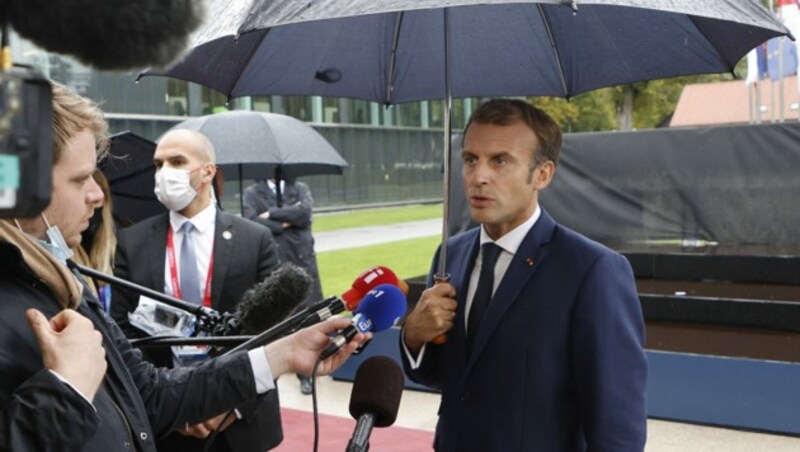 Frankreichs Präsident Emmanuel Macron (Bild: AFP)