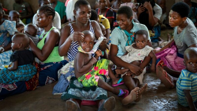 Die Empfehlung der WHO beruht auf Pilotversuchen mit rund 800.000 Kindern in Ghana, Kenia und Malawi. (Bild: AP Photo/Jerome Delay, file)