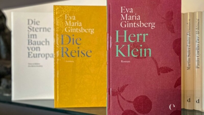 Lyrisches und Belletristisches von Eva Maria Gintsberg, erschienen im Verlag ihres Mannes. (Bild: Berger Hubert)