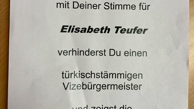 Auch die Freistädter Bürgermeisterkandidaten Elisabeth Teufer und Christian Gratzl verurteilen das fremdenfeindliche Flugblatt aufs Schärfste. (Bild: ZVG)