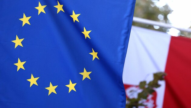 Zwischen der EU und POlen kracht es gewaltig (Bild: APA/Afp/Kenzo Tribouillard)