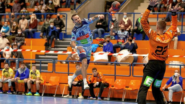 Handball-Action gibt‘s in Bruck beim Steirer-Derby (Bild: GEPA pictures)