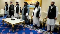 Schon vergangenes Jahr trafen sich Vertreter der Taliban und der USA zu Friedensgesprächen in Doha. (Bild: APA/AFP/POOL/Patrick Semansky)