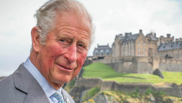 Prinz Charles Anfang Oktober 2021 in Edinburgh (Bild: APA/Photo by Jane Barlow/AFP)