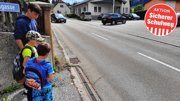 Vor der Schule soll eine digitale Anzeigetafel aufgestellt werden. (Bild: Pirzl)