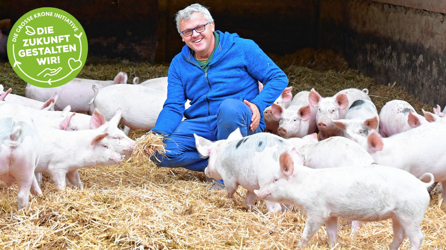 Johannes Tomic hat sich mit der Psyche des Schweines auseinandergesetzt und den Tieren ein Paradies für Mutterschweine und Aufzucht geschaffen. (Bild: Evelyn Hronek Kamerawerk)