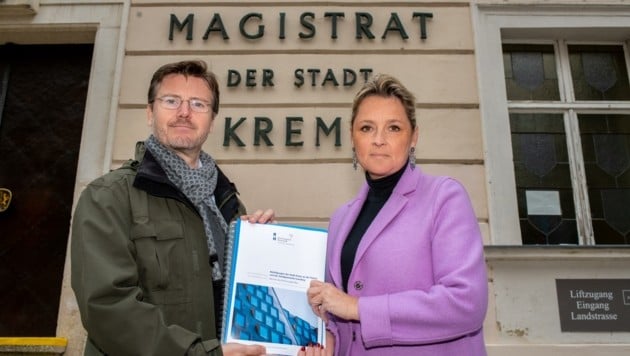 Üben Kritik: Thomas Hagmann (ÖVP) und Susanne Rosenkranz (FPÖ). (Bild: Imre Antal)