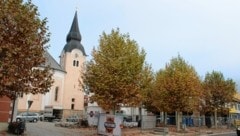 Die Pfarrkirche in Griffen wurde beschmiert. (Bild: Schager Gerlinde)