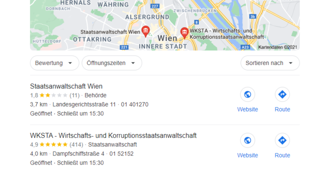 (Bild: Screenshot Google)