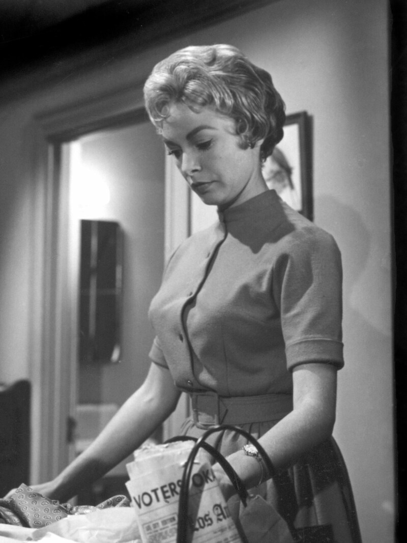 Janet Leigh in einer Szene des Kultfilms „Psycho“ aus dem Jahr 1960 (Bild: mptv / picturedesk.com)