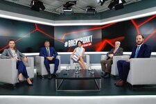 Brennpunkt (v.l.n.r.): Susanne Fürst (FPÖ), Jörg leichtfried (SPÖ), Moderatorin Katia Wagner, Erhard Busek (ÖVP) und Nikolaus Scherak (NEOS) (Bild: Klemens Groh)