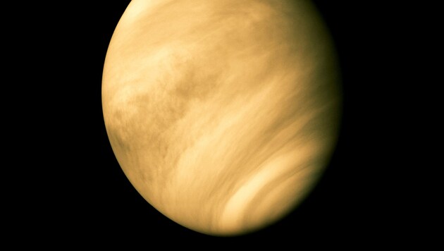 UV-Licht-Aufnahme des Planeten Venus (Bild: NASA/JPL/Michael Benson)