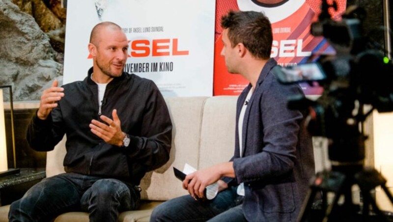 Aksel Lund Svindal im Gespräch mit sportkrone.at (Bild: Mario Urbantschitsch)