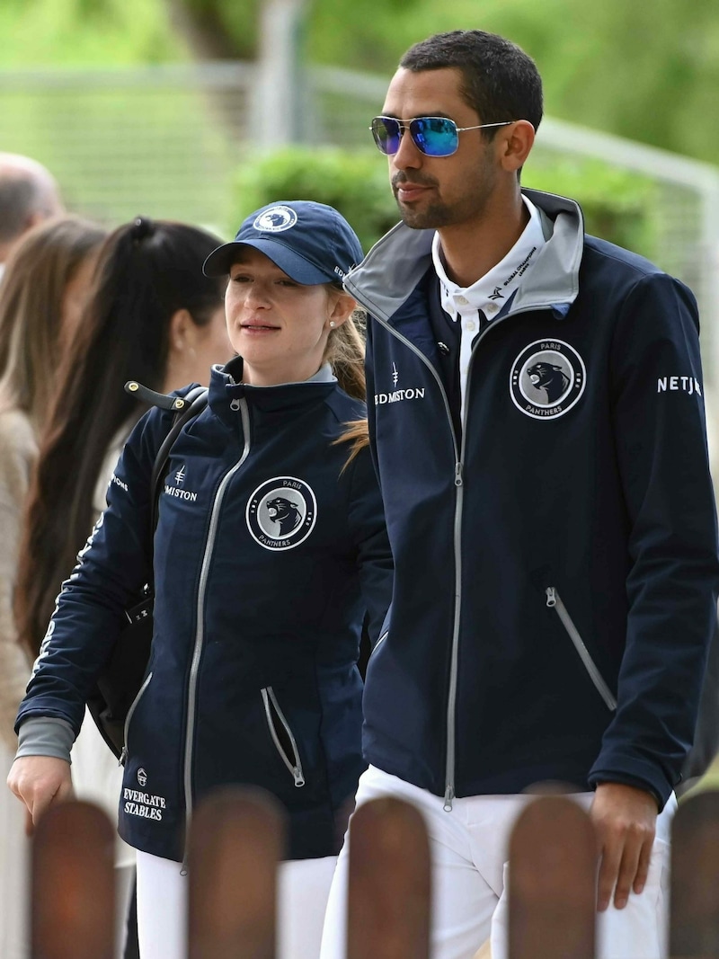 Jennifer Gates und Nayel Nassar bei der Longines-Global-Champions-Tour in Madrid im Jahr 2019 (Bild: Cordon / Action Press / picturedesk.com)