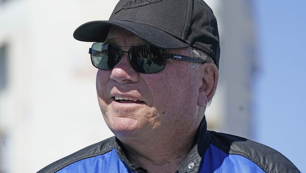 William Shatner am Blue-Origin-Spaceport in Van Horn in Texas, Wednesday (Bild: APA/AP Photo/LM Otero)