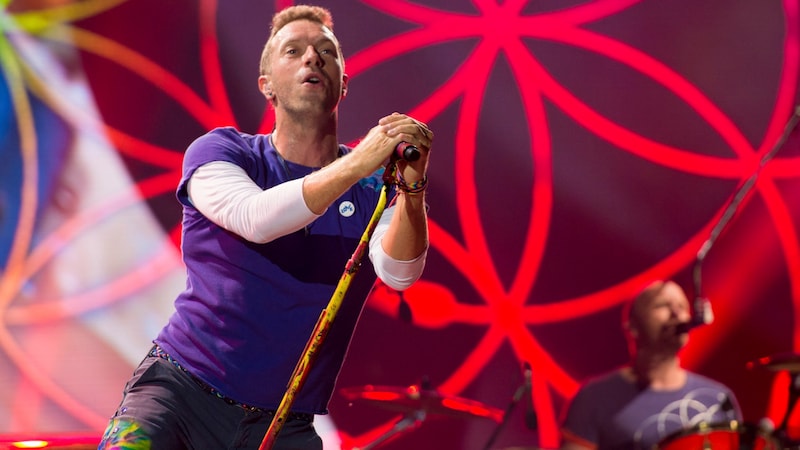 Coldplay will be on stage in Vienna from Wednesday. Contrary to rumors, Taylor Swift will not be there. (Bild: Scott Roth/Invision/AP)