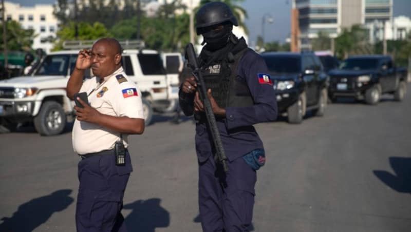 Sicherheitskräfte in Port-au-Prince (Bild: The Associated Press)