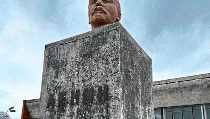 Eine Lenin-Statue auf Spitzbergen (Bild: Brandl Gregor)