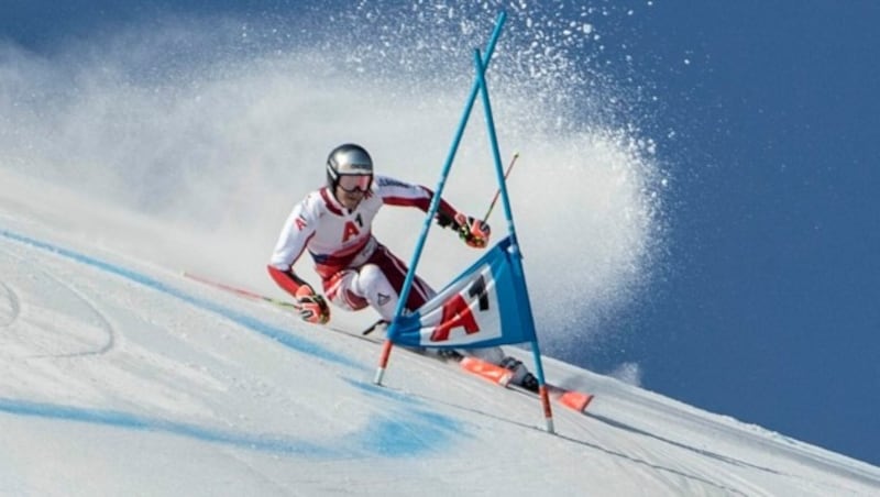 Der Mellauer Patrick Feurstein kommt in Zürs bereits zu seinem dritten Weltcupeinsatz in dieser Saison. (Bild: Maurice Shourot)