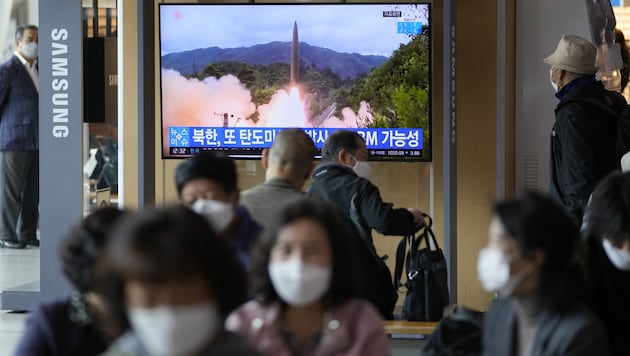 In Südkorea beobachtet man die zunehmenden Tests mit Sorge. (Bild: AP/Lee Jin-man)