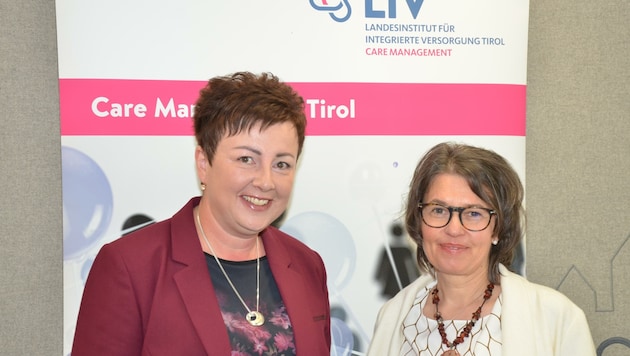 Die Care-Managerinnen in Imst: Maria Kerer (r.) und Alexandra Struc. (Bild: Daum Hubert)