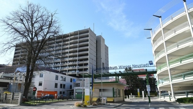 Im Krankenhaus Wiener Neustadt betont man, dass zwei Notfälle zu der Situation geführt haben. (Bild: Huber Patrick)