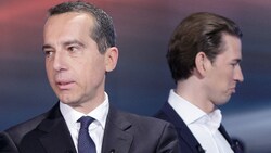 Ex-Bundeskanzler Christian Kern übte scharfe Kritik an Sebastian Kurz. Das ließ ...