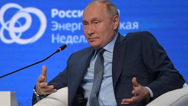 Der russische Präsident Wladimir Putin fliegt nicht persönlich zur Weltklimakonferenz nach Glasgow. (Bild: AFP)