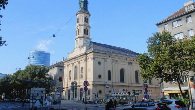 Nepomucký kostel v Leopoldstadtu (Obrázek: Schiel Andreas)