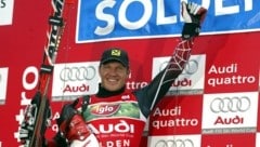 Hermann Maier bei seinem letzten Weltcp-RTL-Triumph im Oktober 2005 in Sölden. (Bild: CHRISTOF BIRBAUMER)