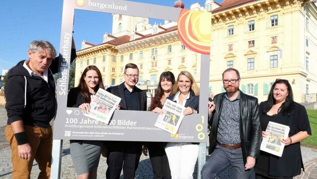 Das Redaktionsteam: Karl Grammer, Helene Wohlfarth, Christoph Miehl, Carina Lampeter, Sabine Oberhauser, Christoph Bathelt und Charlotte Titz. (Bild: Judt Reinhard)