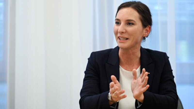 Eva-Maria Schupfer leitet die Abteilung Bildungspolitik in der Wirtschaftskammer Oberösterreich. (Bild: Alexander Schwarzl)