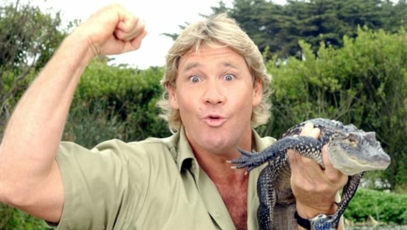 „Krokodiljäger“ Steve Irwin überlebte den Stich eines Stachelrochens ins Herz nicht. (Bild: Getty Images)