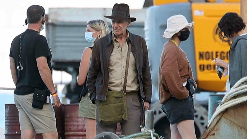 Harrison Ford am Set des neuen „Indiana Jones“-Filmes in Sizilien (Bild: www.photopress.at)