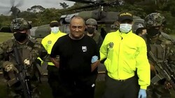 Der Drogenboss Dairo Antonio Usuga bei seiner Festnahme (Bild: AFP/Colombian Army)