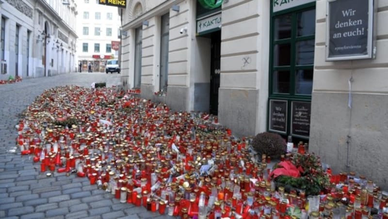 Tausende Kerzen wurden entzündet. Solidarität war das Stichwort der Stunde. (Bild: ROLAND SCHLAGER / APA / picturedesk.com)