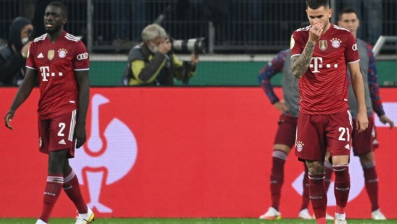 Dayot Upamecano (li.) und Lucas Hernandez (Bild: APA/AFP/Ina Fassbender)